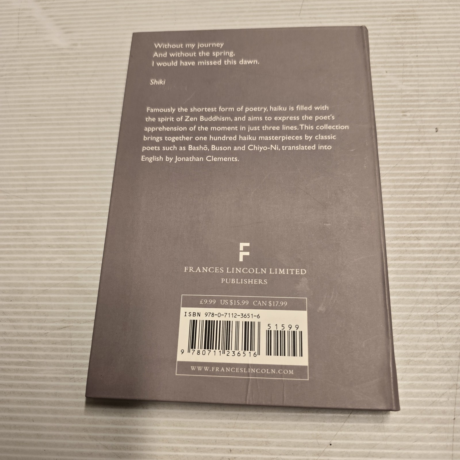 Zen Haiku Illustrated Edition Traditional Wisdom Jonathan Clements Book Poetry