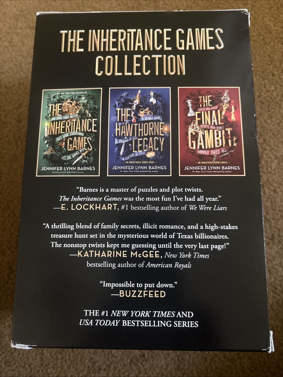 Inheritance Games Hardcover Collection by Jennifer Lynn Barnes-1st Edition(2022)