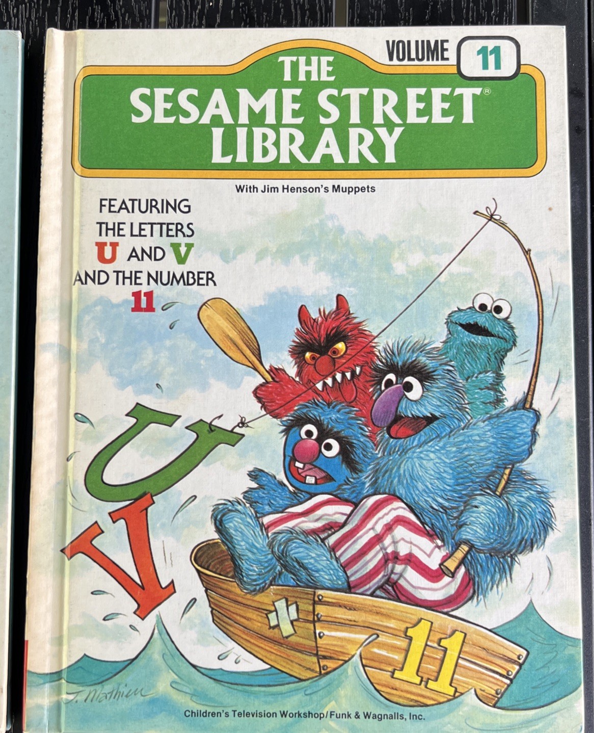 The Sesame Street Library Volumes 9, 10 & 11 Vintage 1978 3 Hardcover Books CTW