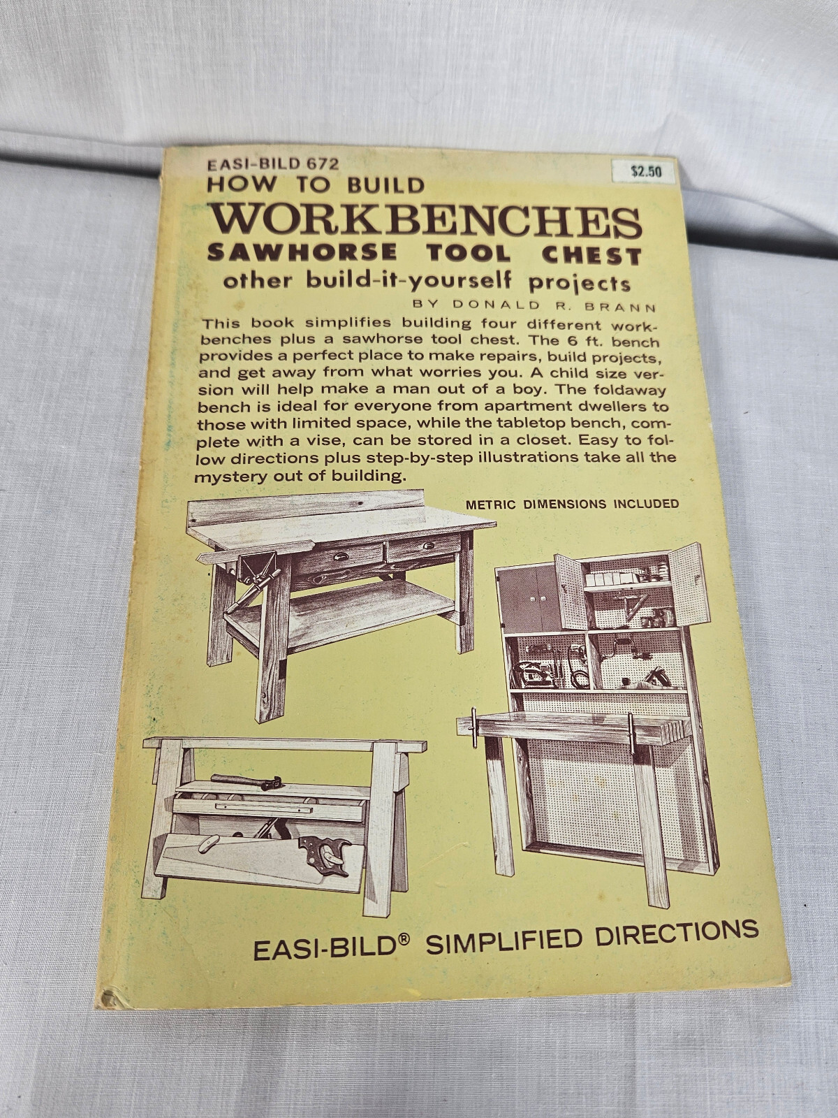 Easi-Bild Donald R. Brann How to Build Birdhouses Workbenches Outdoor Furniture