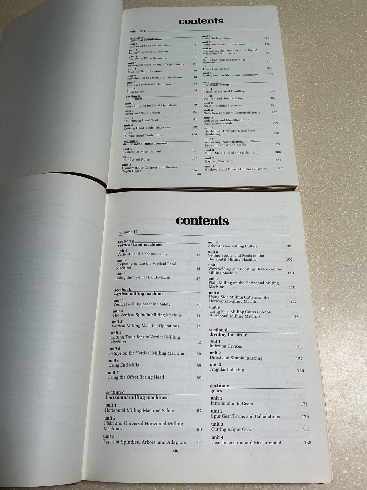 Machine Tools and Machining Practices volume 1 and 2, 1977