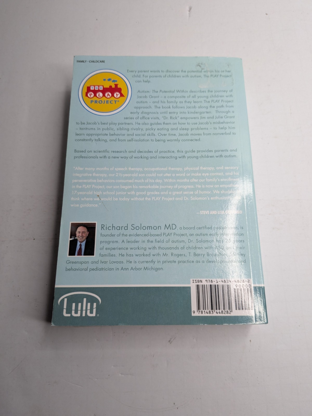 Autism: The Potential Within Richard Solomon , MD Play Project Paperback