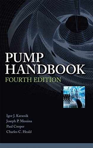 Pump Handbook – Hardcover, by Karassik Igor J.; Messina Joseph P.; – Very Good