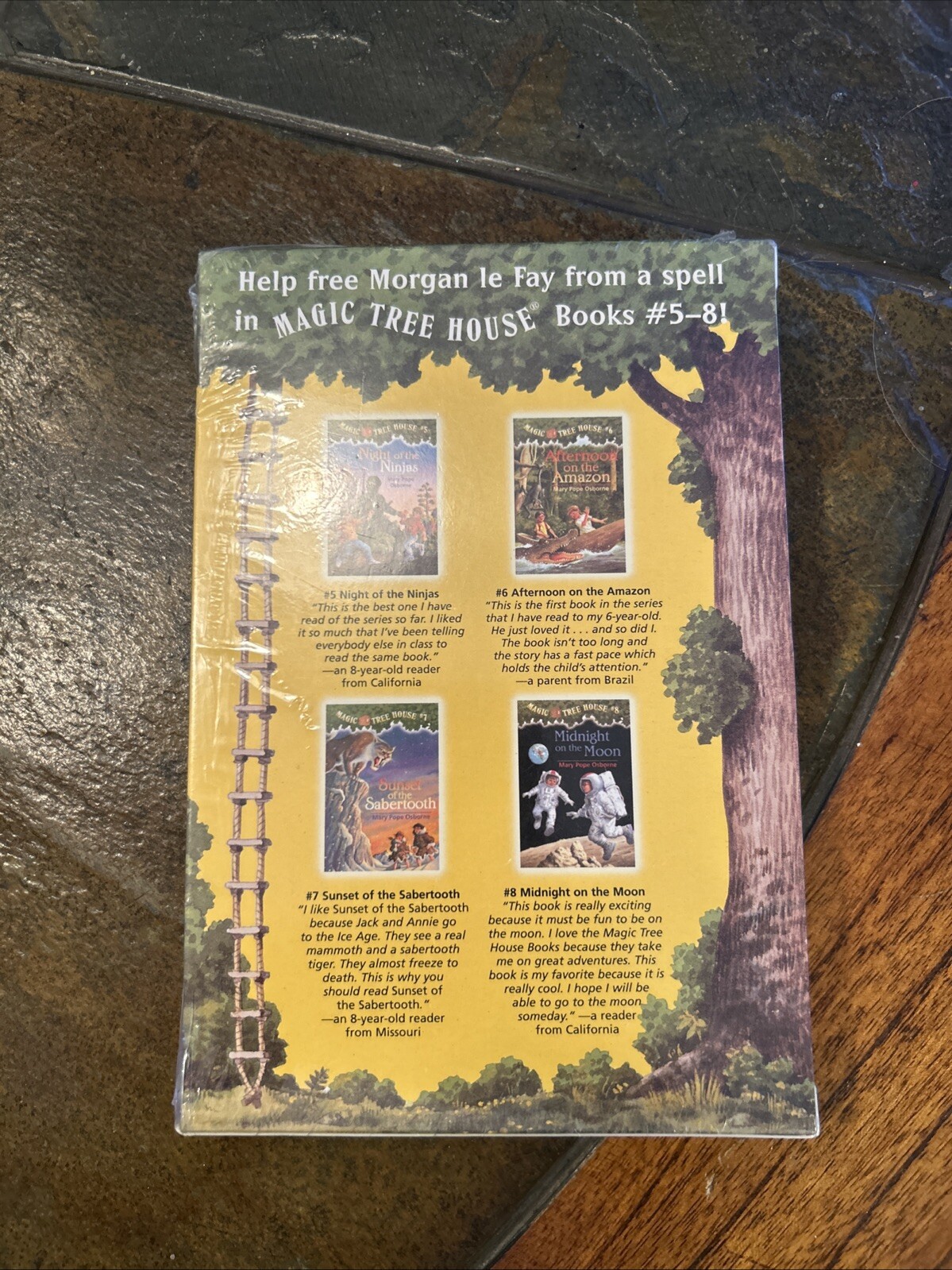 VTG 1995 Magic Tree house Mary Pope Osbourne Book Set Books #5-8 NEW SEALED W