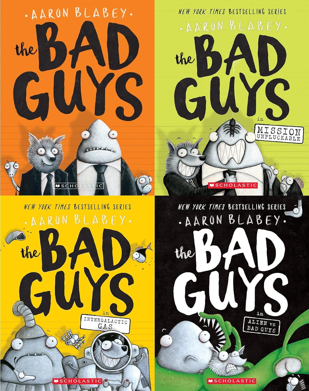 Bad Guys Book Series 1-16 Books Collection Set By Aaron Blabey NEW Paperbck 2023