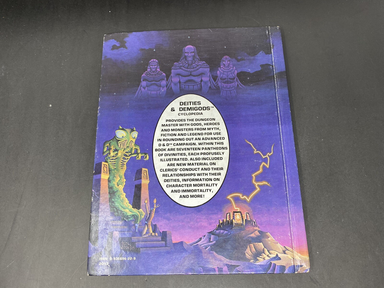 Rare! Advanced Dungeons & Dragons Deities & Demigods TSR 1980