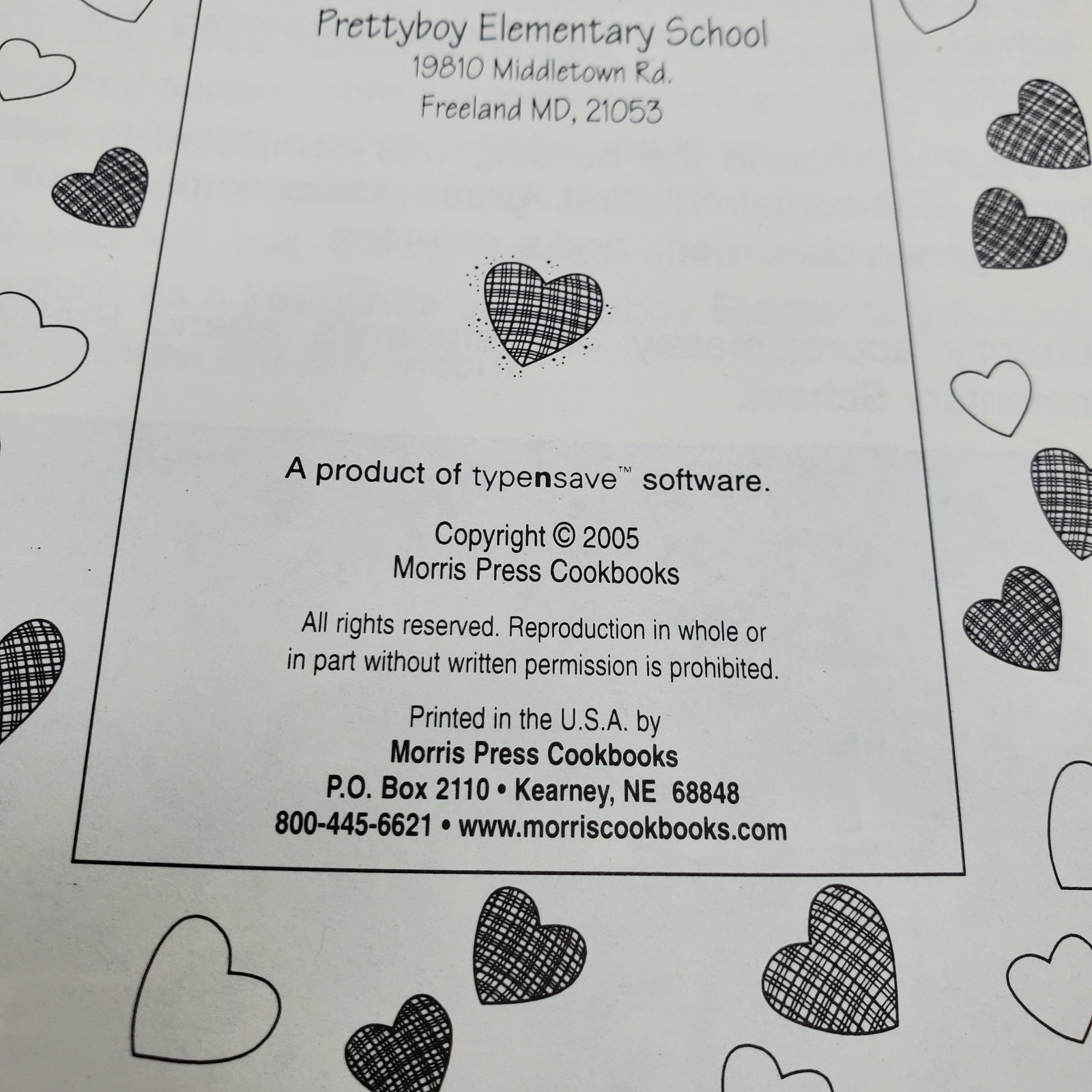 A+ Recipes Prettyboy Elementary School Cookbook 2005 Maryland Morris Press