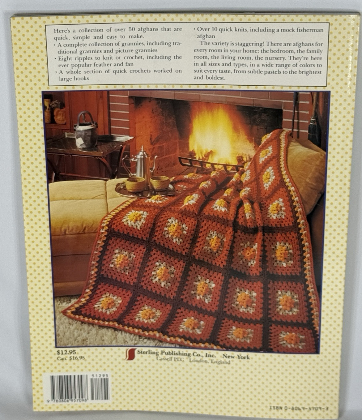 7-Day Afghans Jean Leinhauser Rita Weiss Paperback Quilts Sewing Crochet Knits