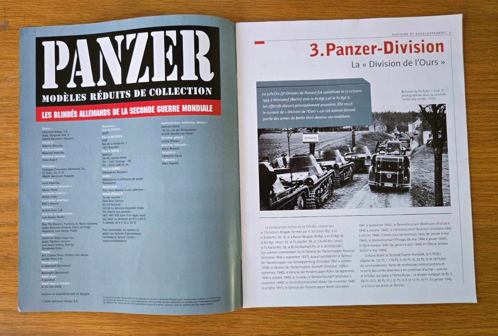 Panzer Collectible Scale Model 3: Pz.Kpfw. IV Ausf G (French Language, 12 Pages)