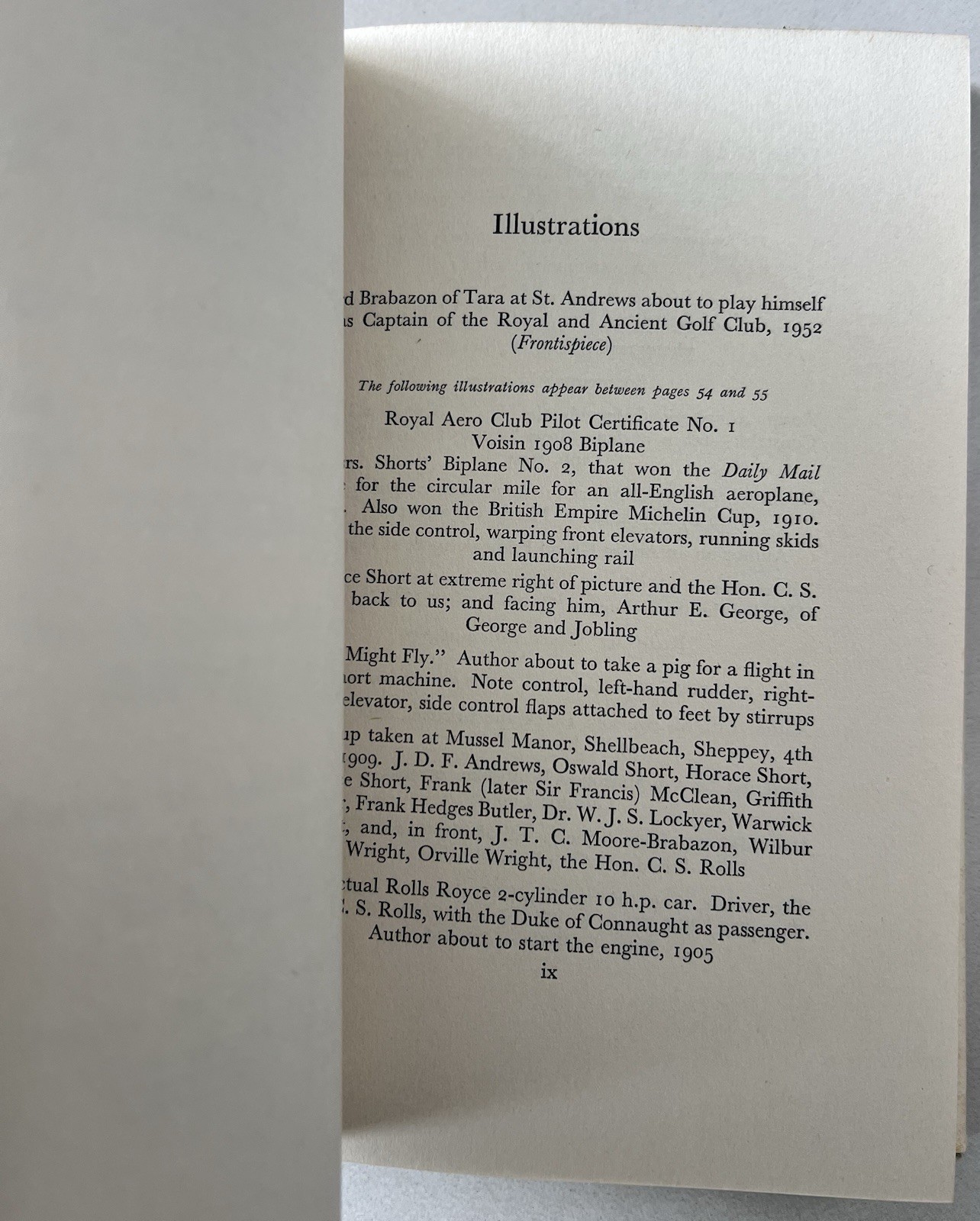 Vintage 1956 The Brabazon Story Lord Brabazon Of Tara G.B.E M.C. P.C. Book