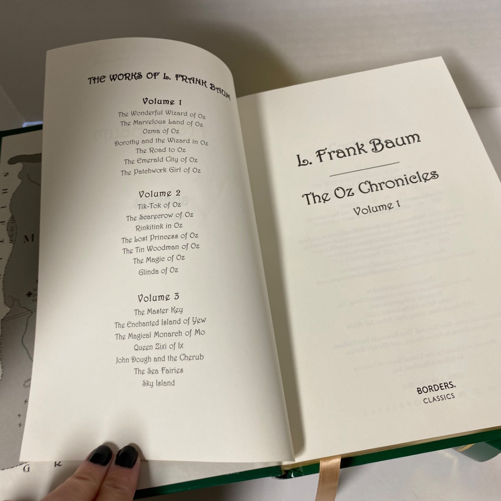 OZ CHRONICLES •• L. FRANK BAUM • VOL 1 & 2 • LEATHER GIFT ED Wizard of Oz 2003