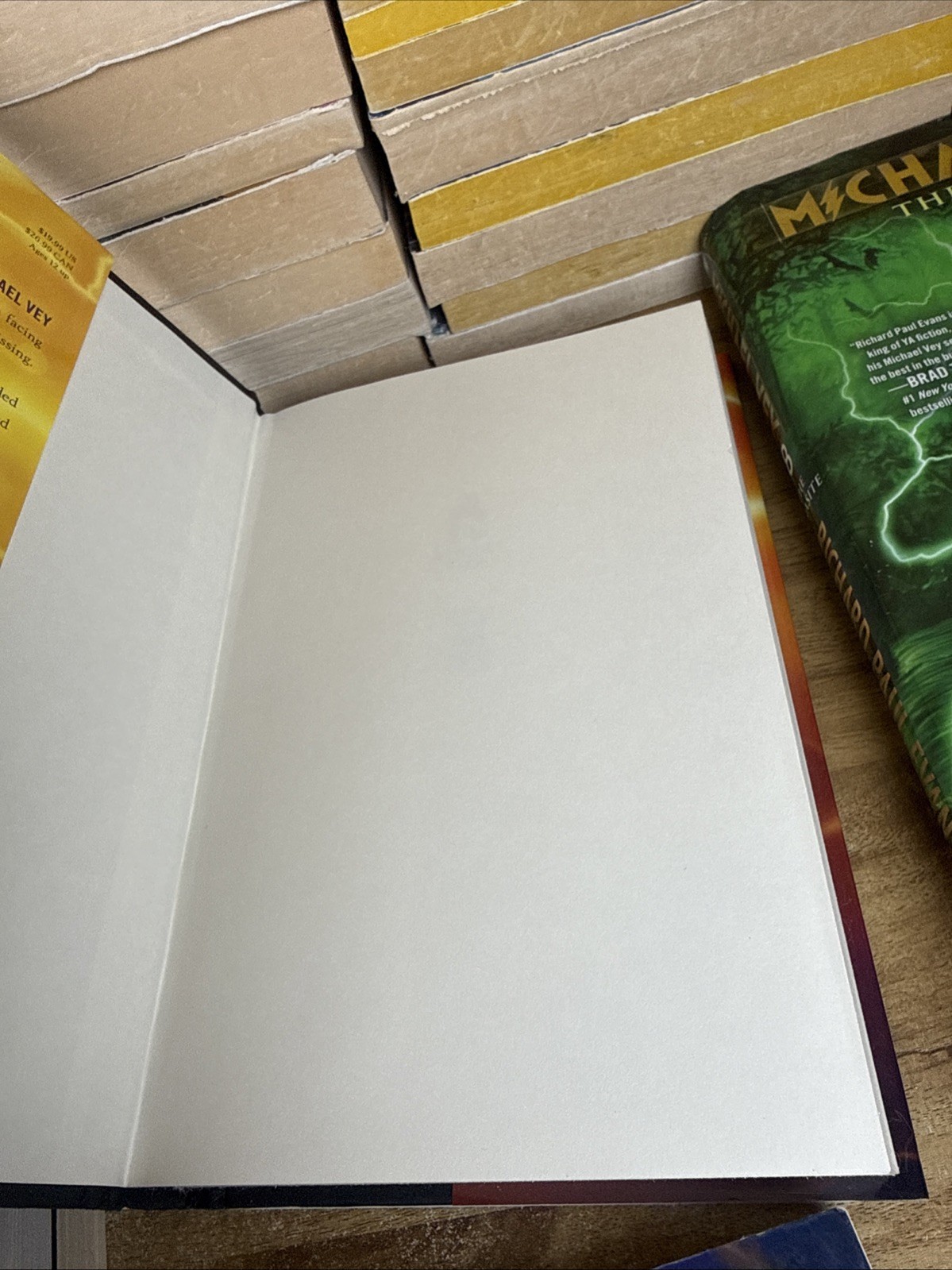 Michael Vey/Richard Paul Evans Book Lot : #1-8 Hardcover Paperback Mix