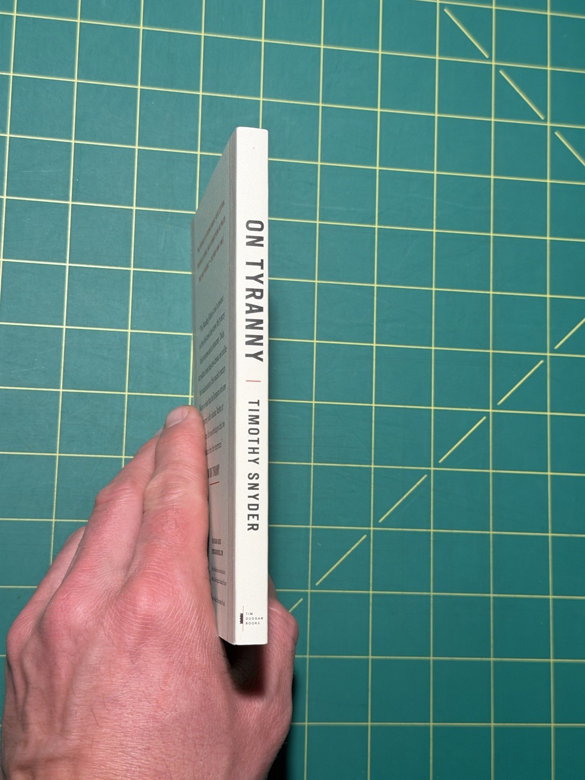 On Tyranny : Twenty Lessons from the Twentieth Century by Timothy Snyder (2017,