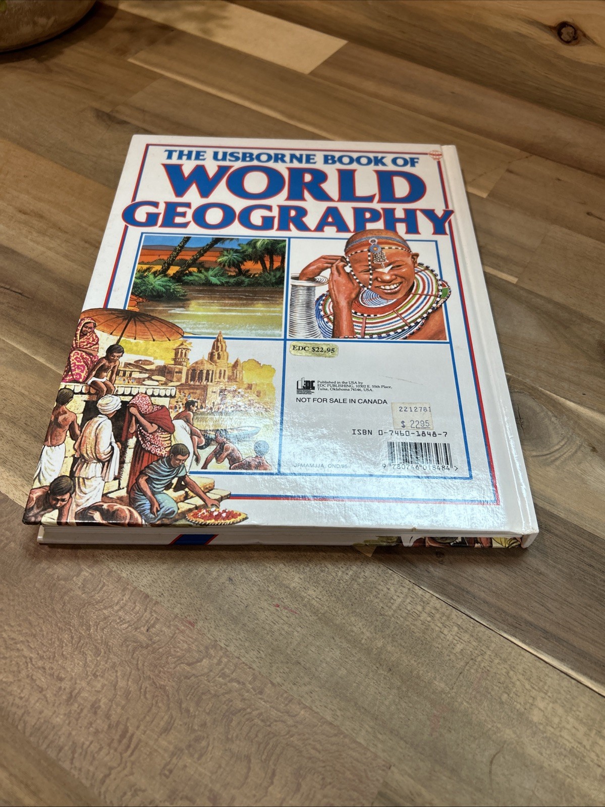 Usborne book of World Geography by Jenny Tyler (Hardcover) 1997 edition