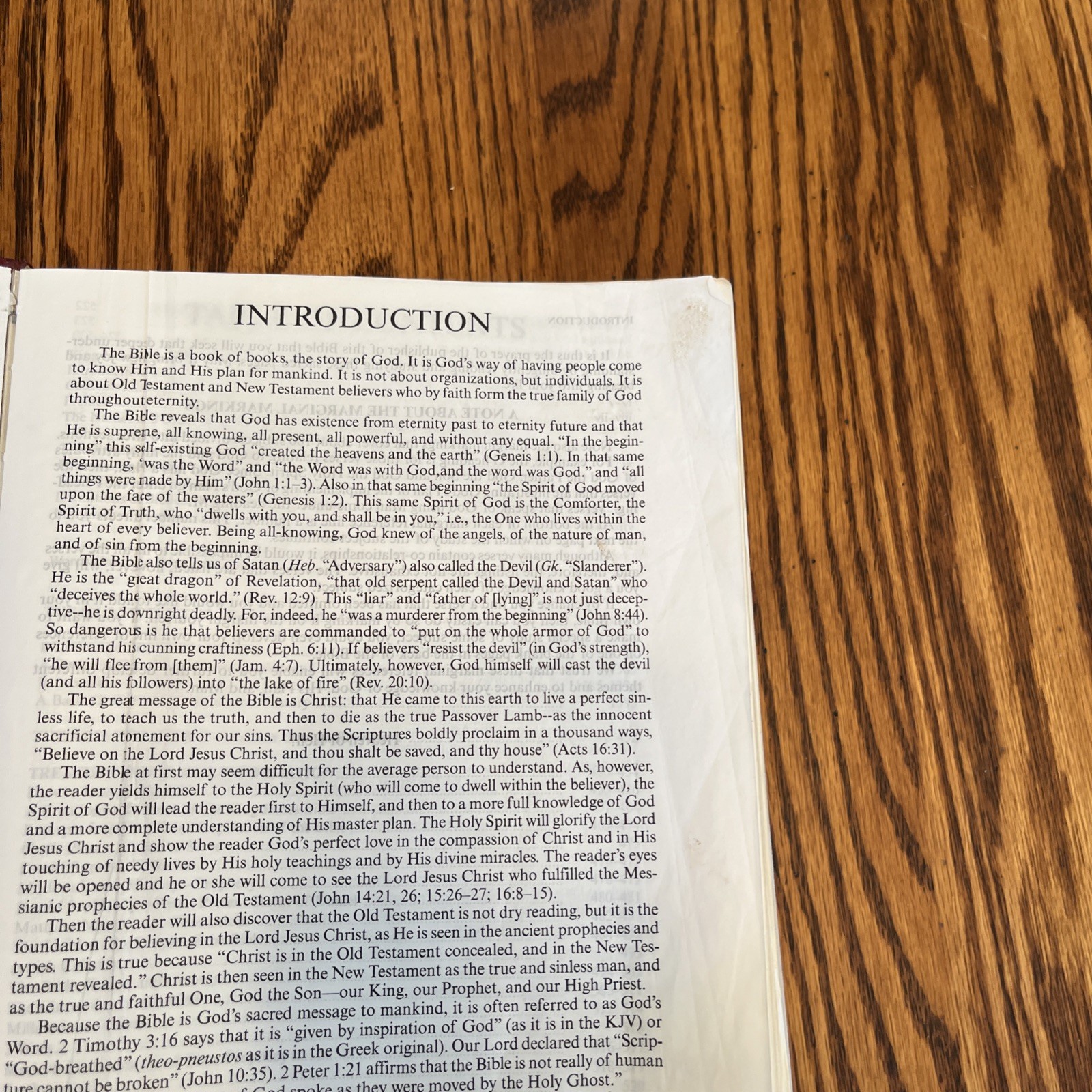 2001 Word Of God KJV Special Margin Edition Bible Red Letter OT NT