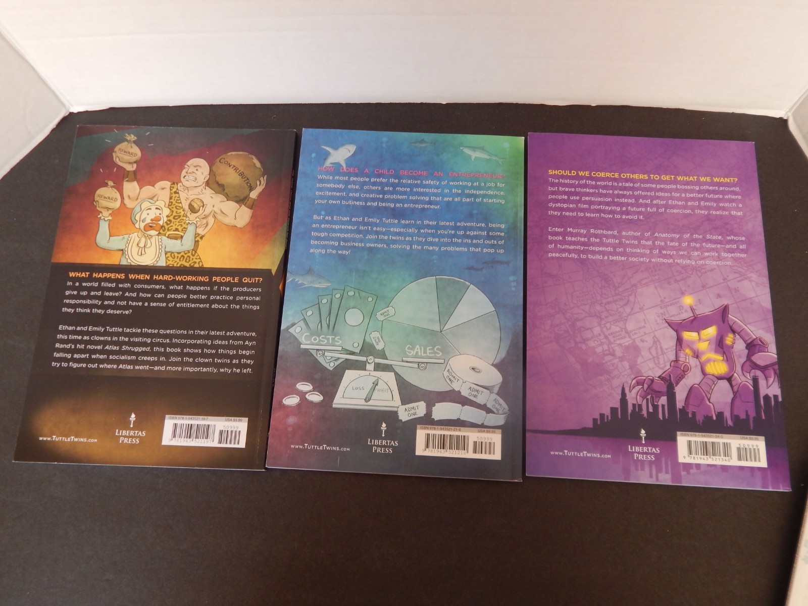 The Tuttle Twins–Books 1-11 by Connor Boyack (2014-2020 PB)