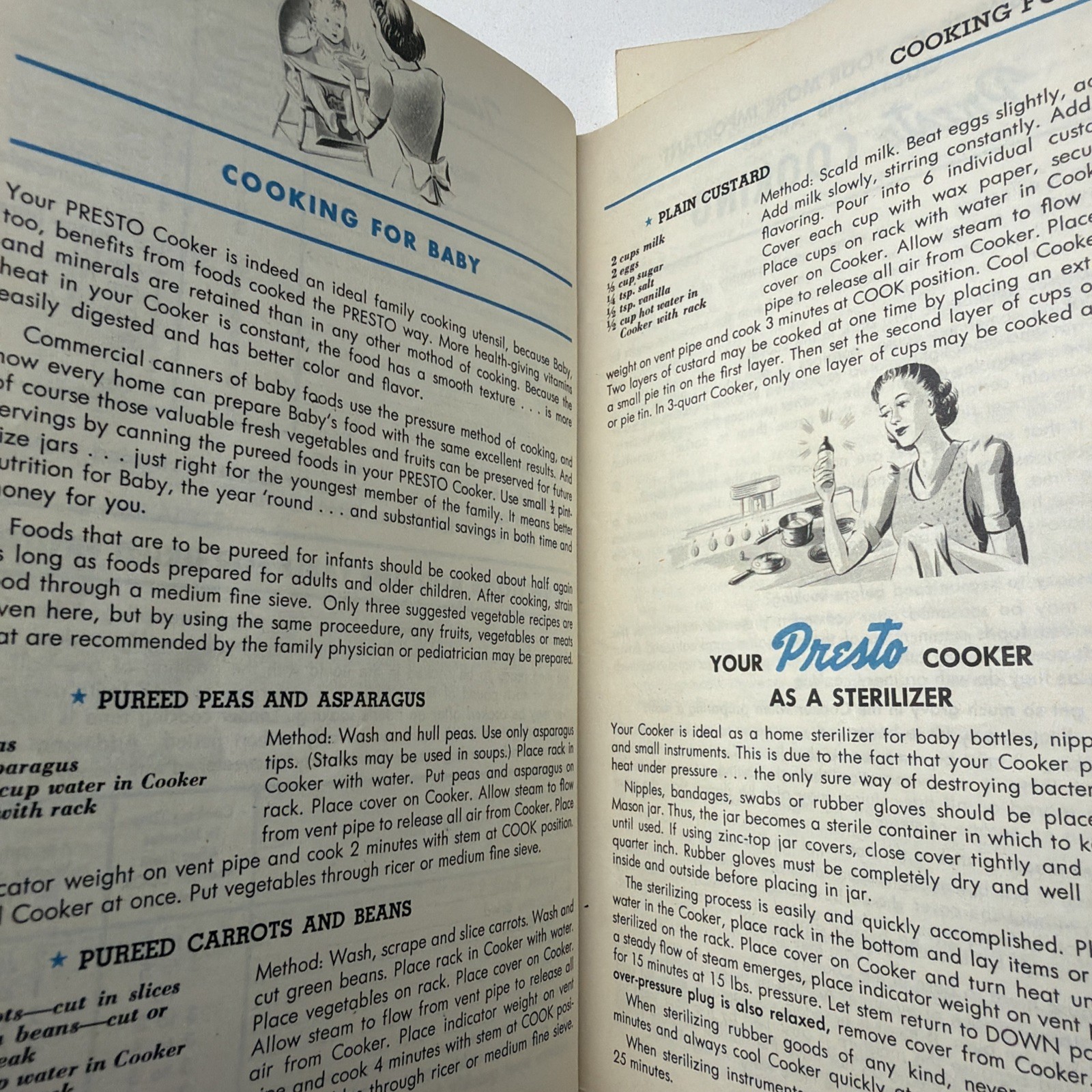 Presto Pressure Cooker Recipe Books Lot – Models 403 404 406 & 1960s VTG Manuals