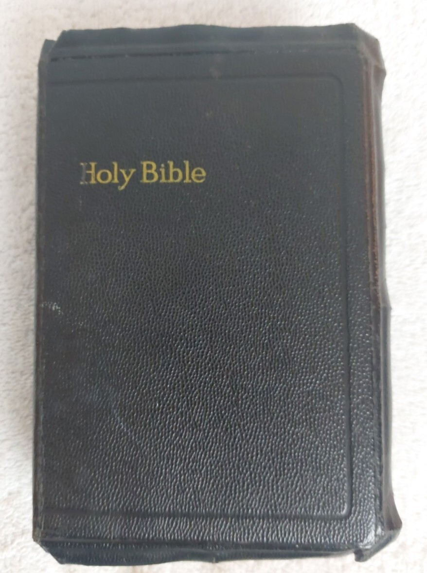Vintage National Bible Press Holy Bible KJV Self Pronouncing 40s-50s