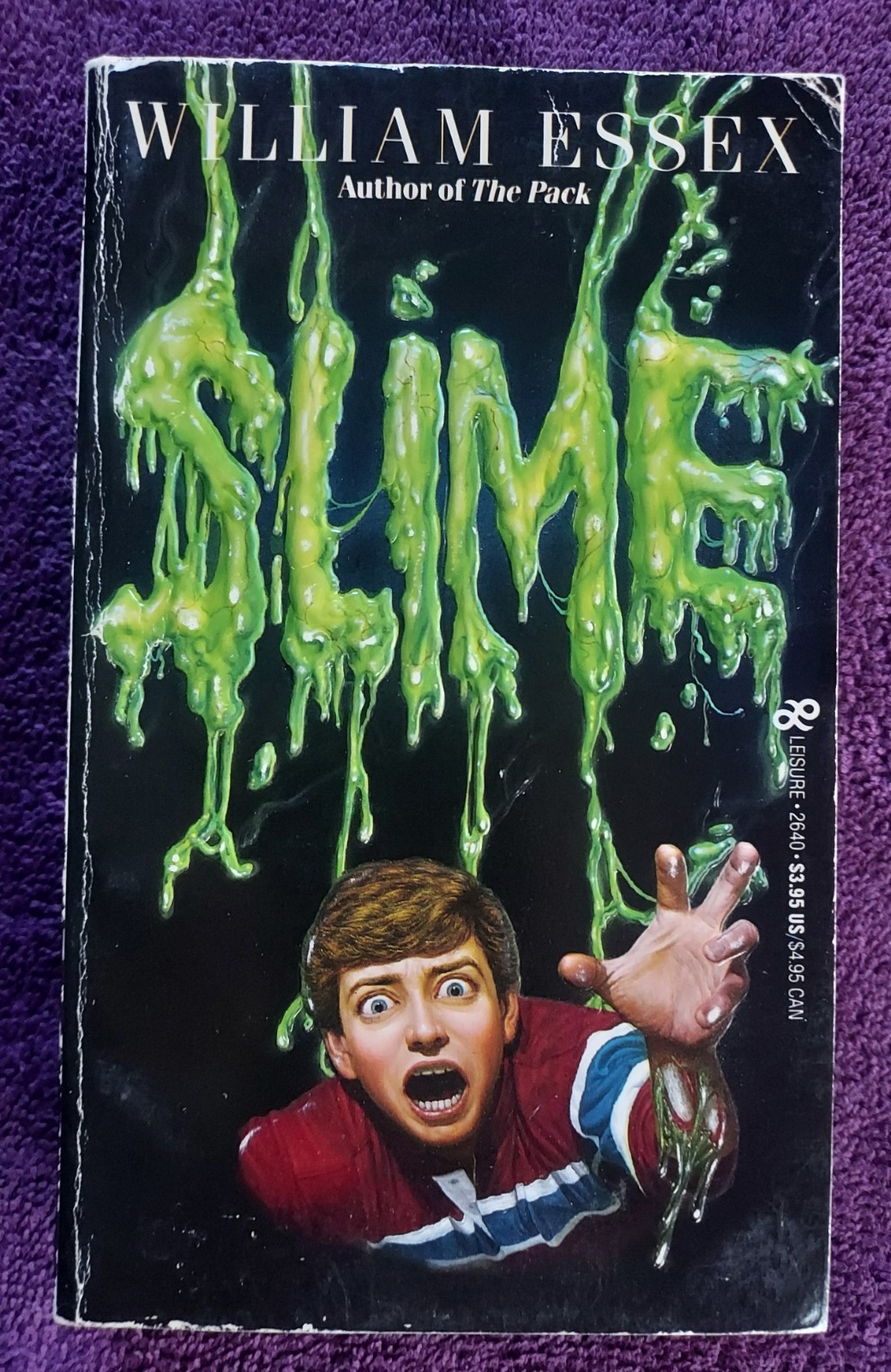 Slime William Essex Vintage Leisure Paperbacks From Hell Horror Rare John Tigges