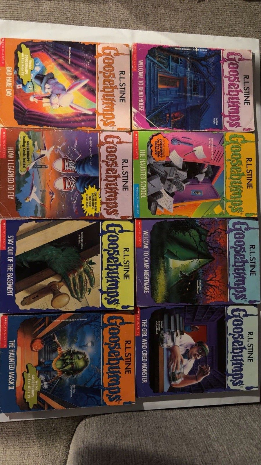 R.L. Stine Goosebumps Book 1st Edition Lot Of 26