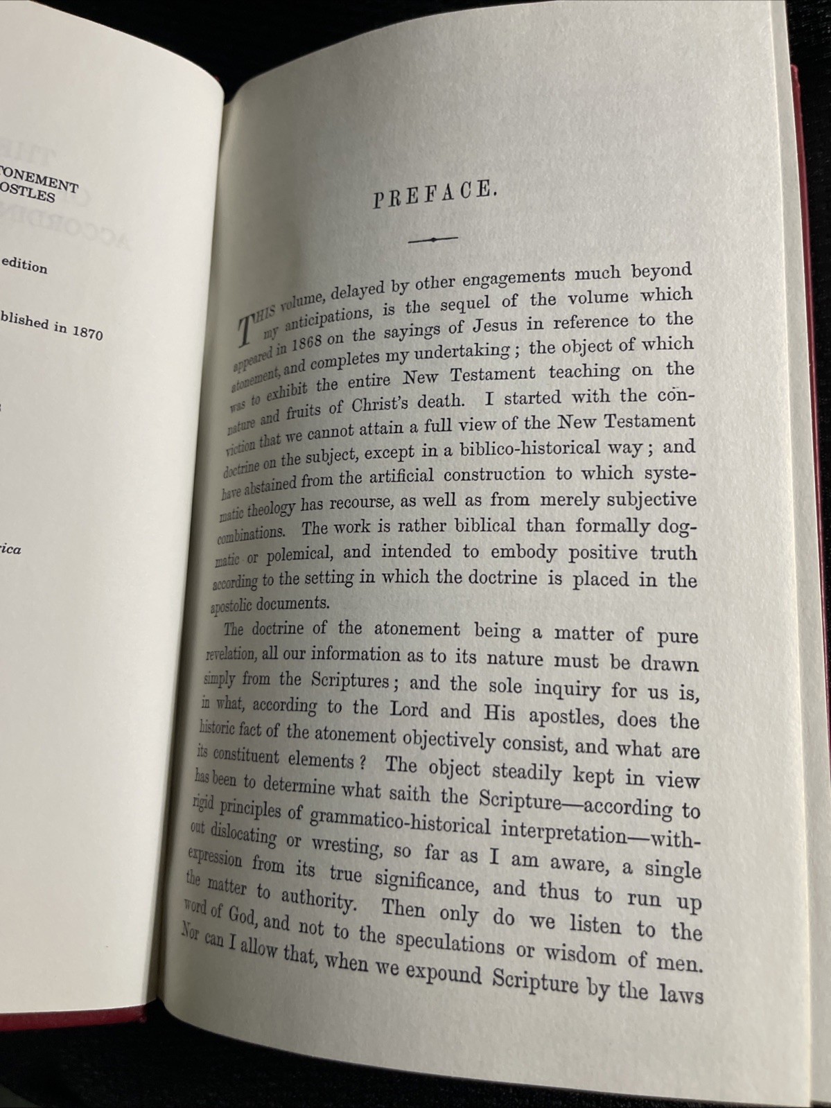 Doctrine of the Atonement According to the Apostles by Smeaton 1998 HC