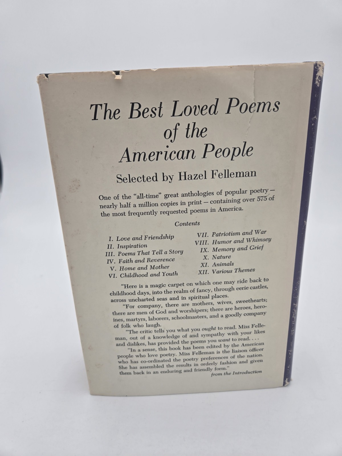The Best Loved Poems of the American People, (1936 HCDJ) Hazel Felleman J85