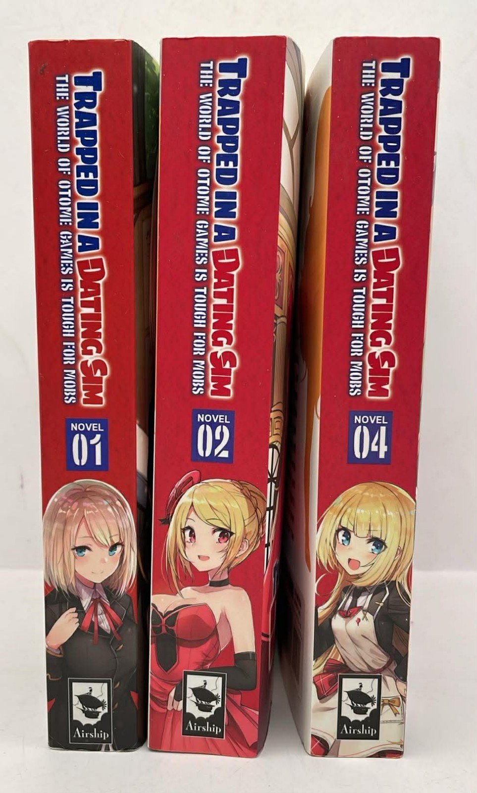 Trapped in a Dating Sim:World Otome Games is Tough Mobs Vols 1,2, and 4 (B43)