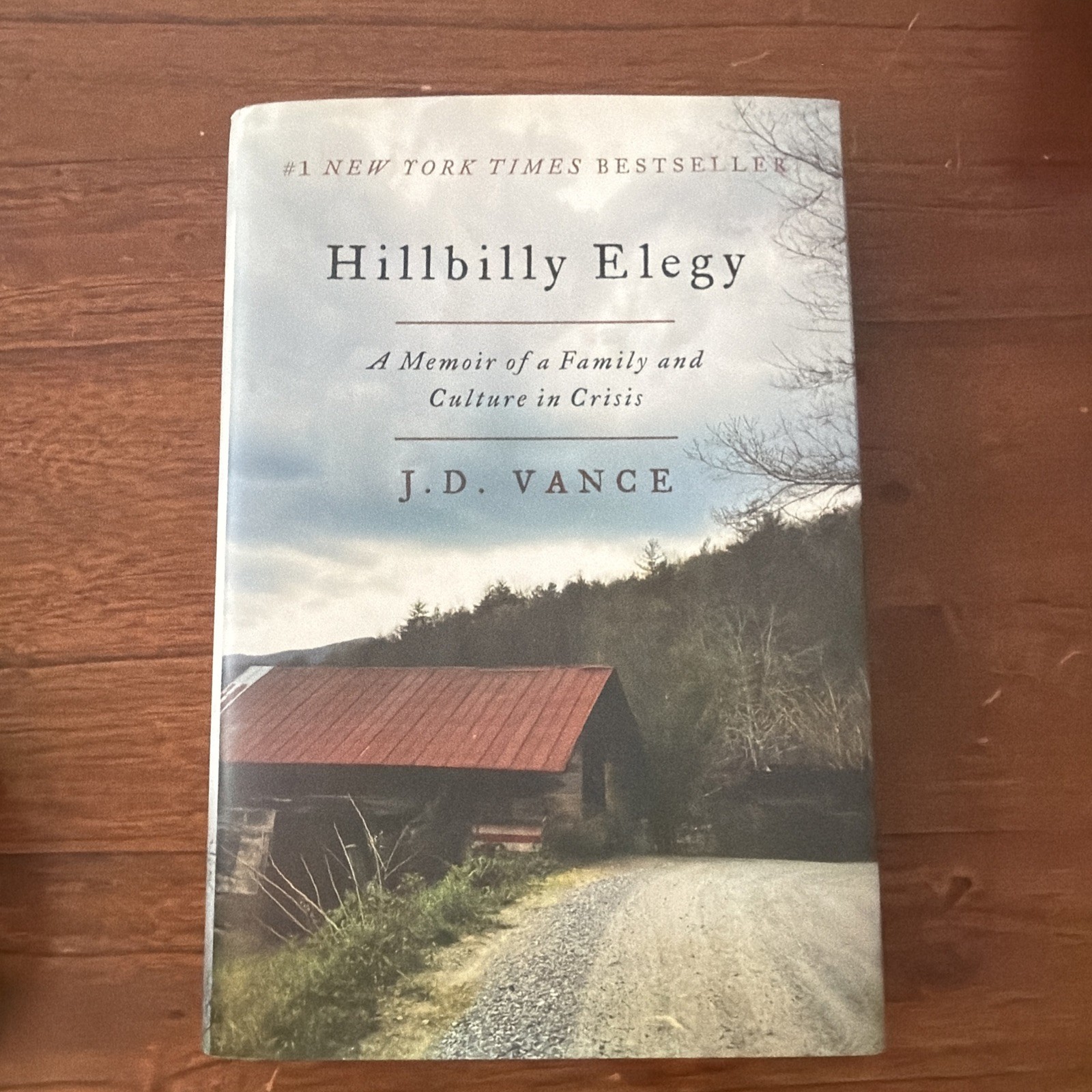 Hillbilly Elegy by J.D. Vance 2016 HC 1st Edition/16th Printing