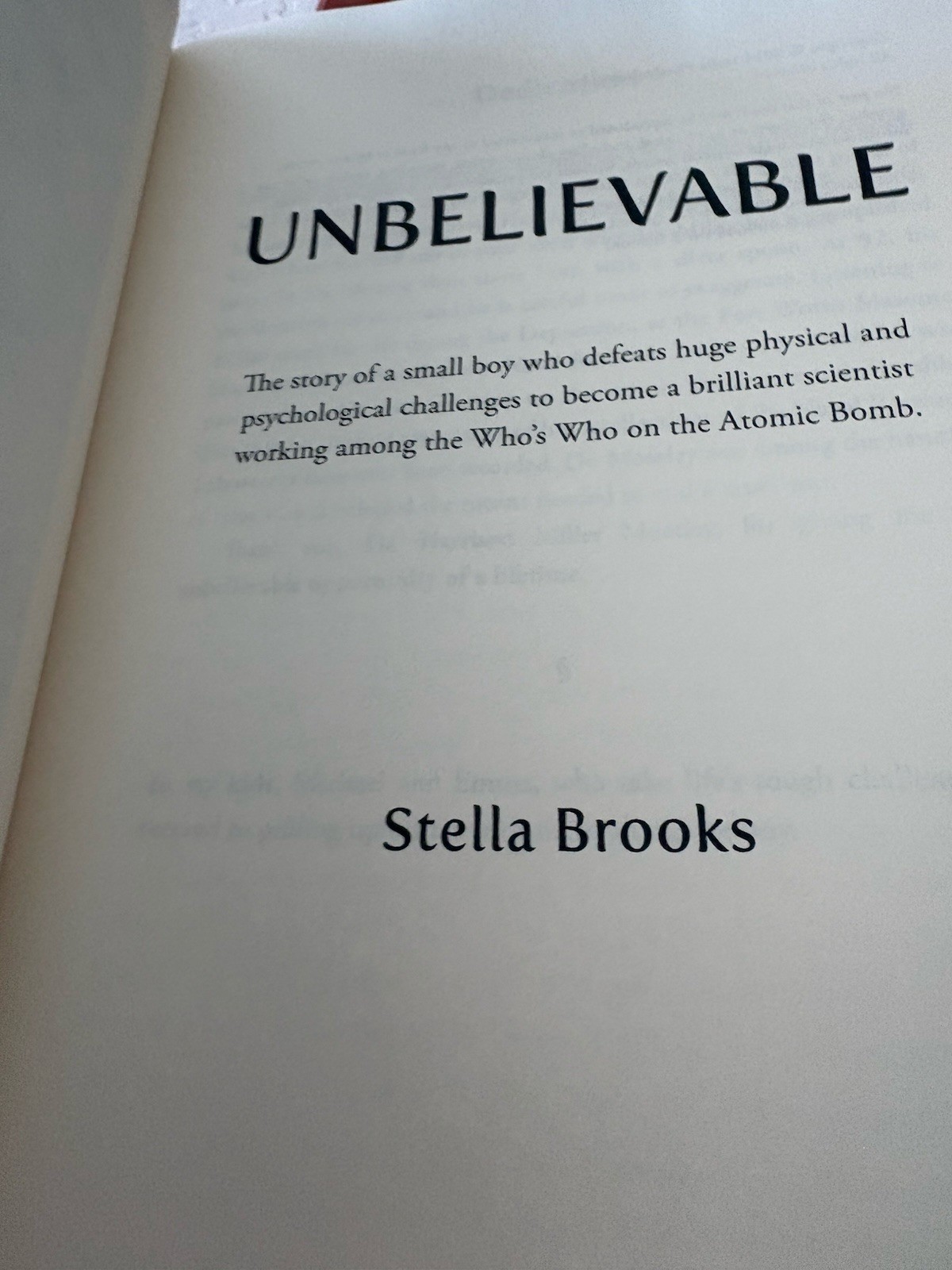 Unbelievable: The Unmasking of Dr. Harrison Miller Moseley by Stella Brooks MINT