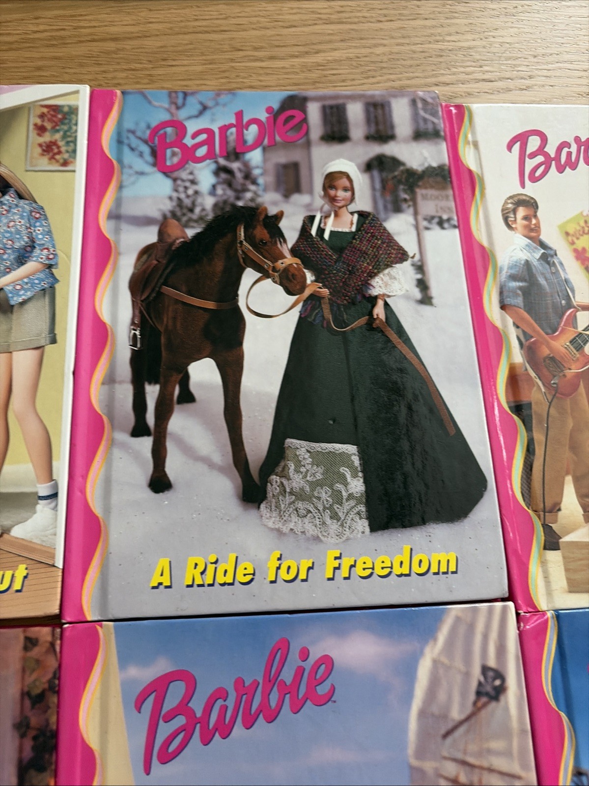 Barbie & Friends Barbie Core Grolier Books Club 1990’s Hardcover Book Lot Of 10