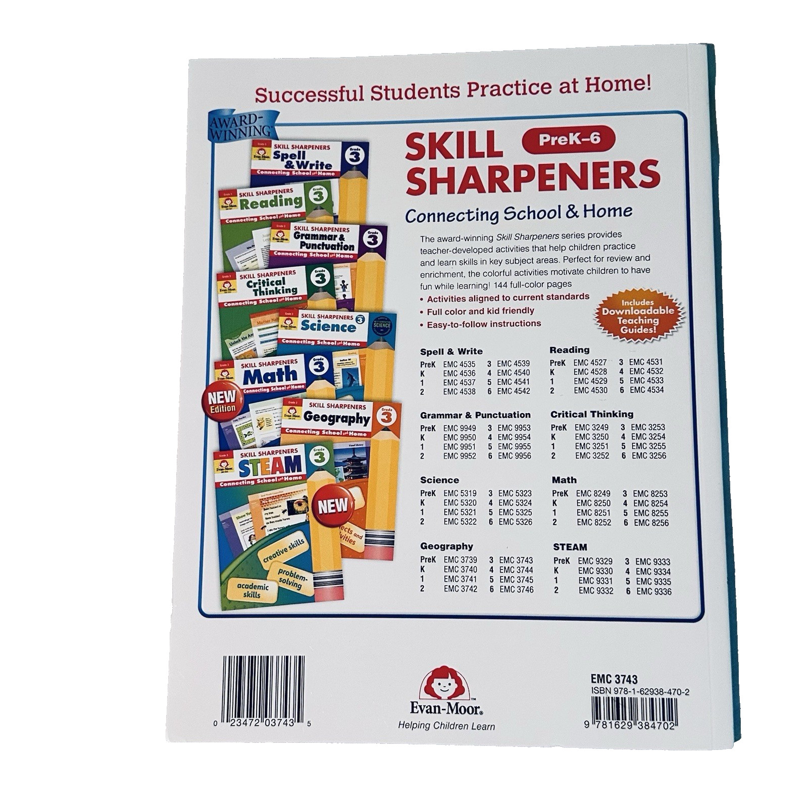Skill Sharpeners Geography, Grade 3, Paperback by Evan-Moor Homeschooling