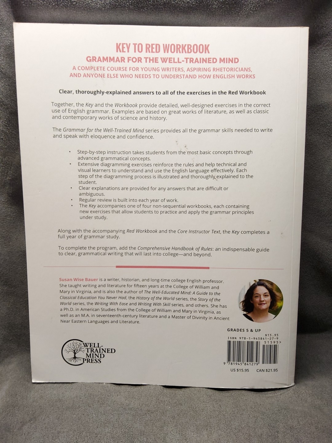 Grammar for the Well-Trained Mind Key to Red Student Workbook : A Complete…