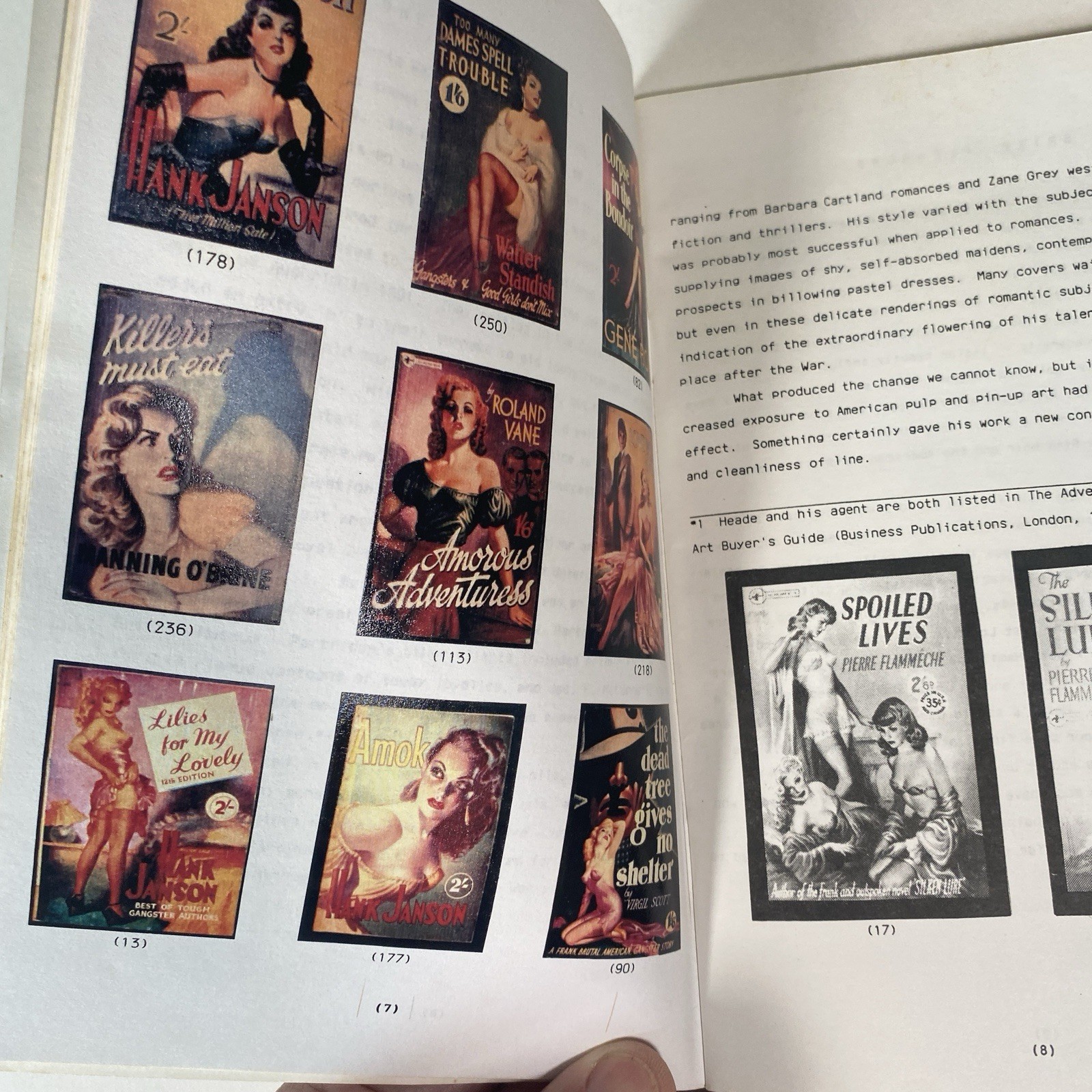 Books Are Everything BAE Pulp Reference Lot 2 Reginald Heade & Hank Janson 1991