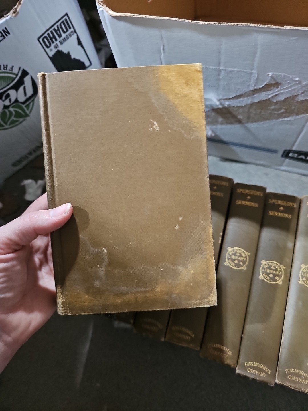 RARE Antique Spurgeon’s Sermons 20 Book Complete LOT Memorial Library