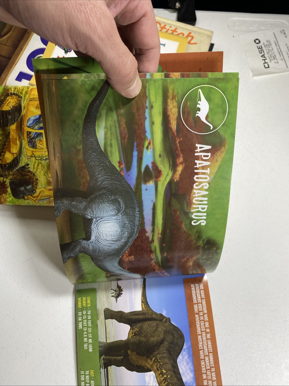 The Prextex Book of Dinosaurs Staple Bound Paperback Book (book only) (24 pages)