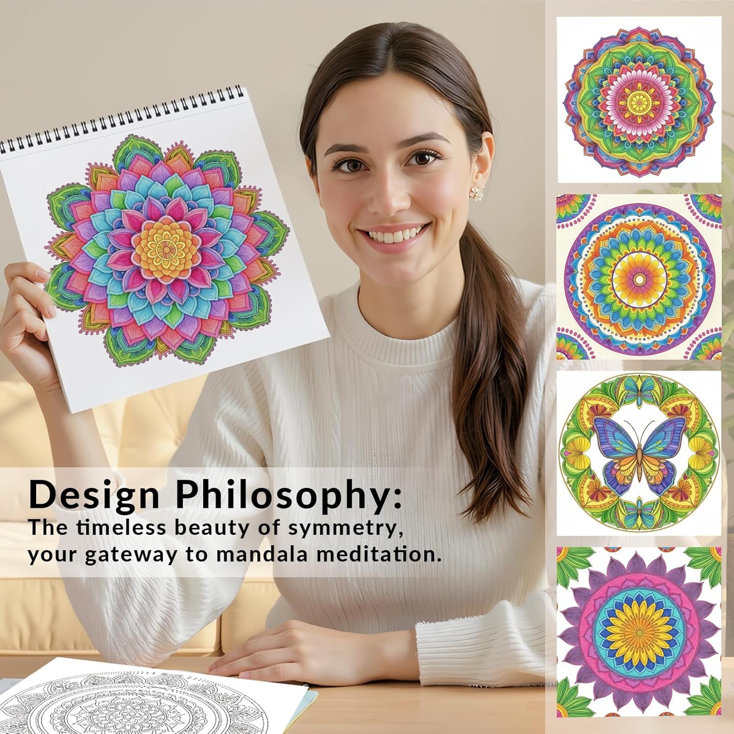 Adult Coloring Book 32 Mandala Coloring Books for Adults Relaxation and Teens St