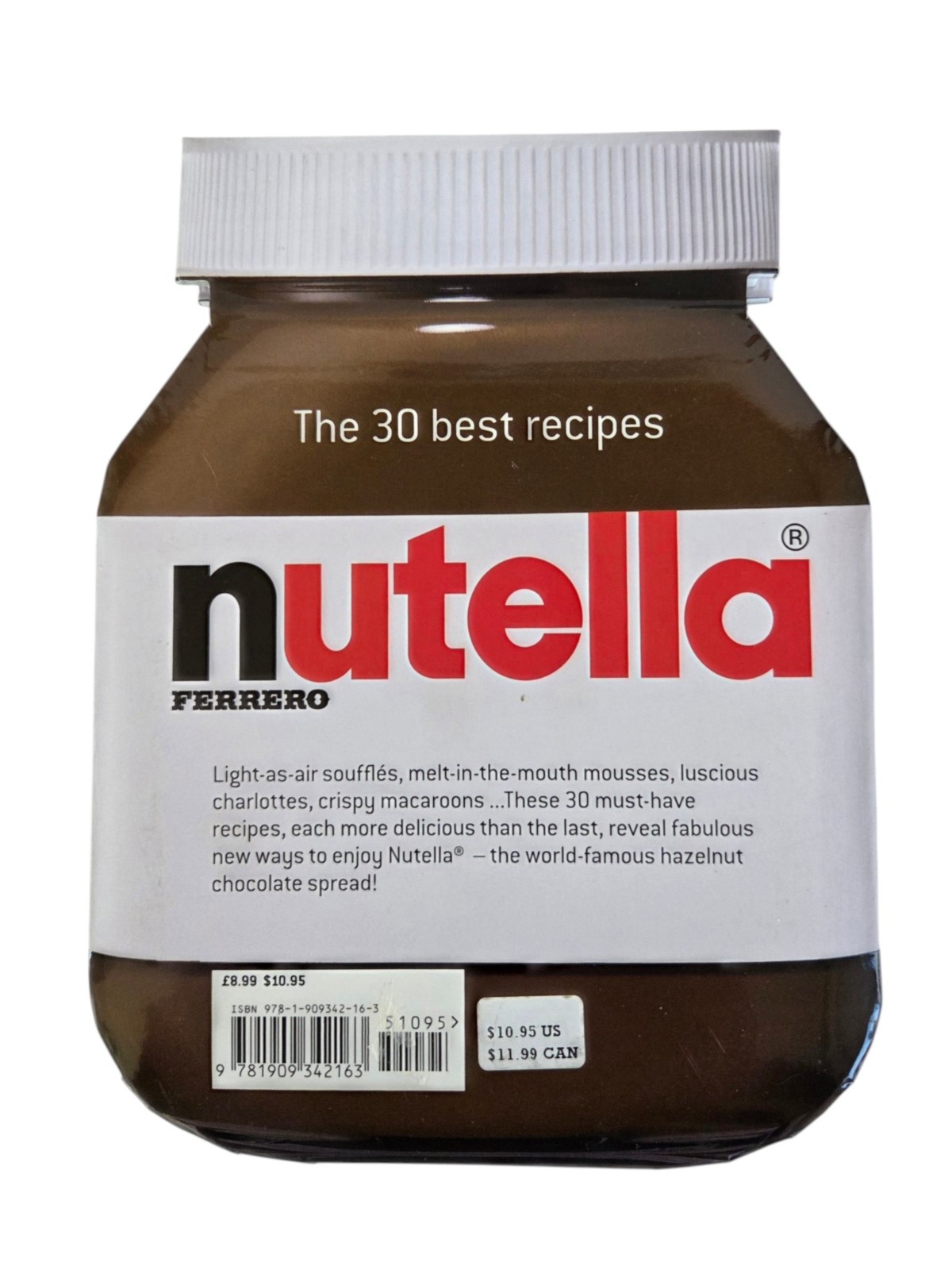 Nutella Ferrero Baking Recipe Cook Book Soft Cover 62 Pages Flip Cardboard