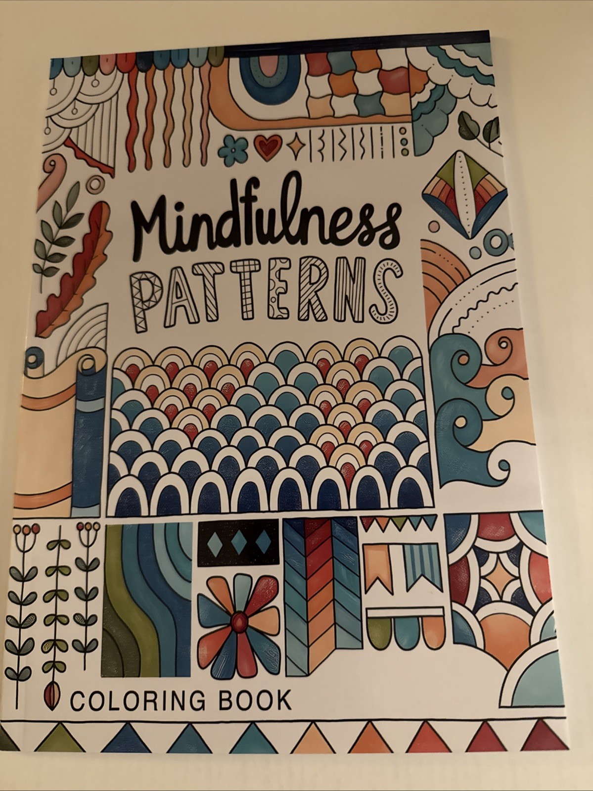 adult coloring book Mindfulness Patterns 8 X 11 1/2 NEW Shipping Included