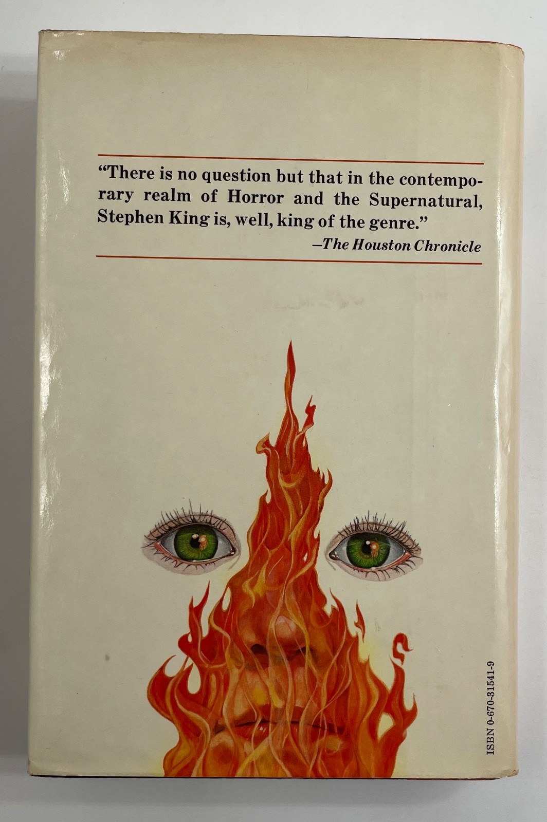 Stephen King FIRESTARTER TRUE 1st Edition/1st Printing Viking Press $13.95 DJ
