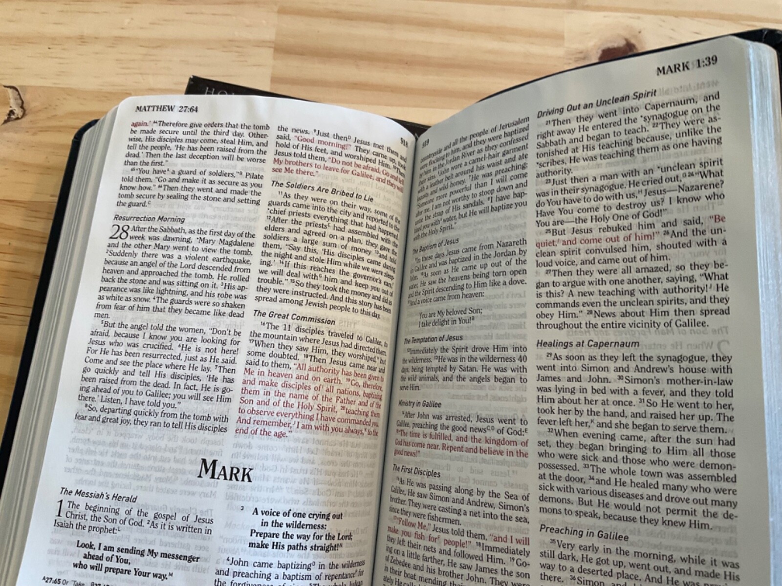 HCSB EMS Bible 2004 Holman Blue Simulated Leather