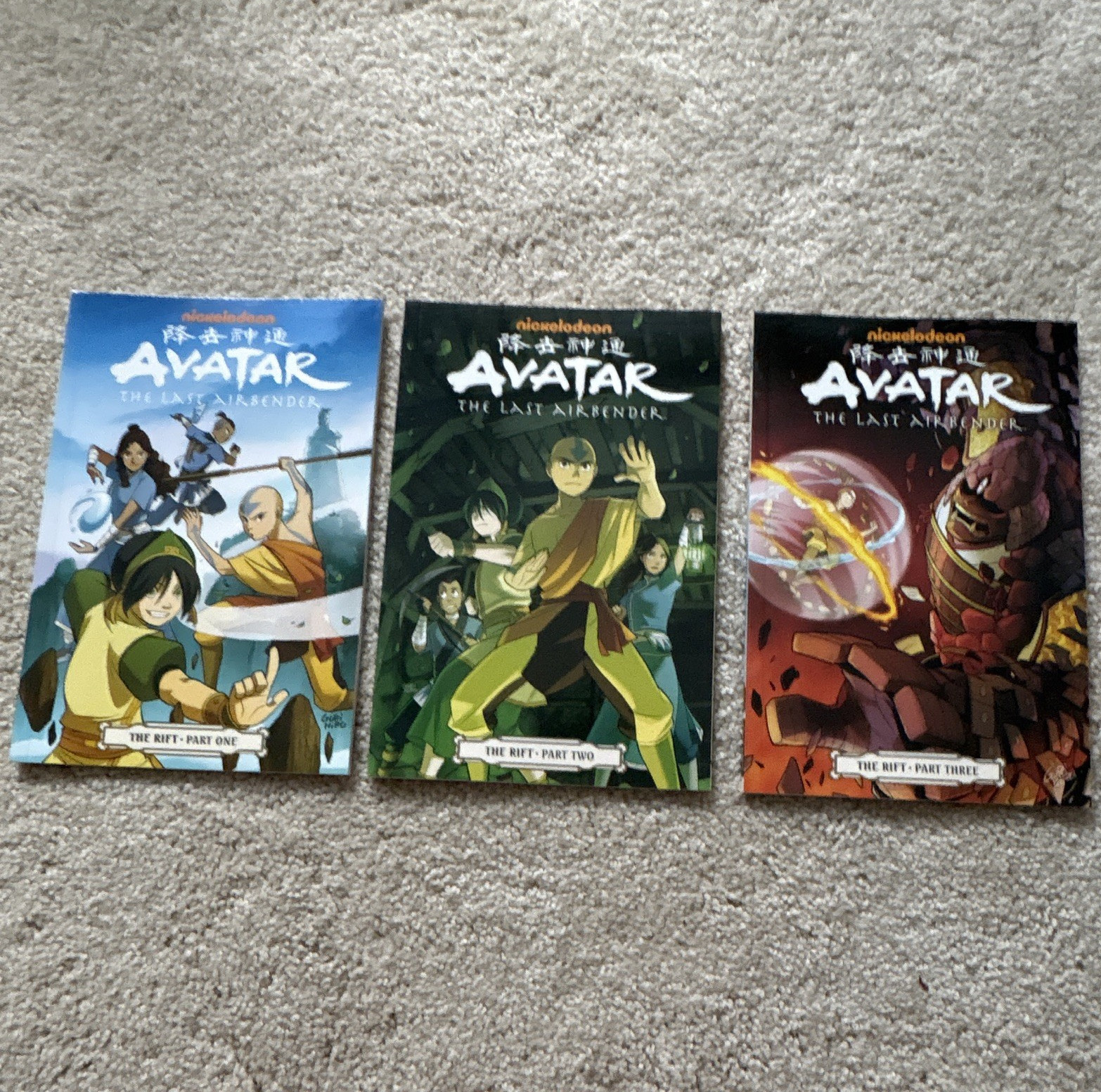 Dark Horse Avatar: The Last Airbender The Rift Parts 1-3 PB Gene Luen Yang