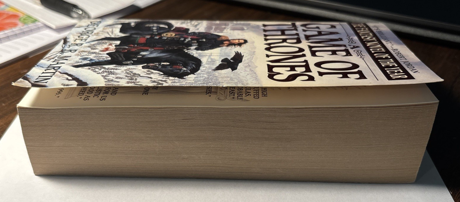 A Game of Thrones – George R. R. Martin – 1st Edition / 1st Print – 1997 PB