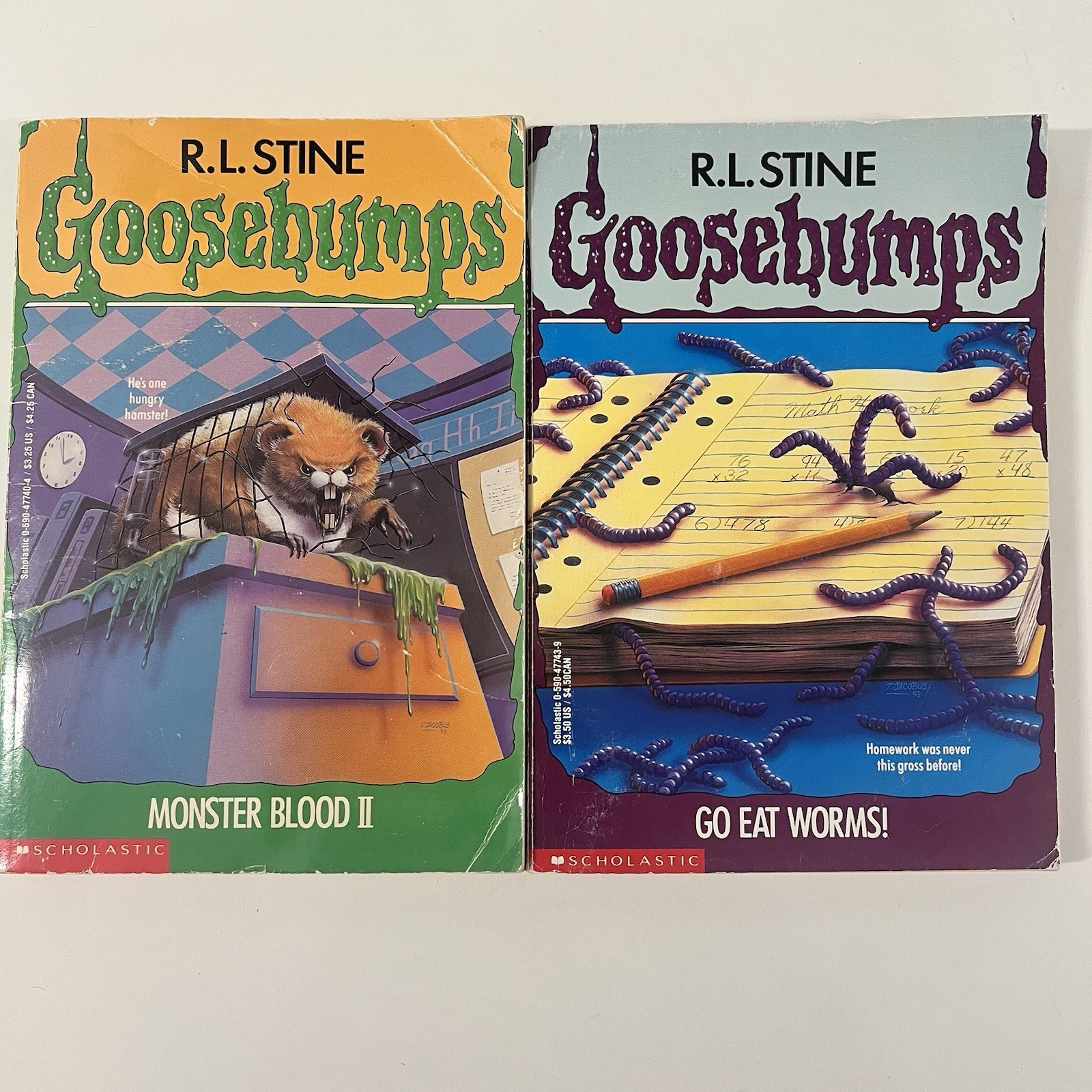 Vintage Goosebumps Book Lot of 13 R.L. Stine PB Horror Books Chapter Books Kids