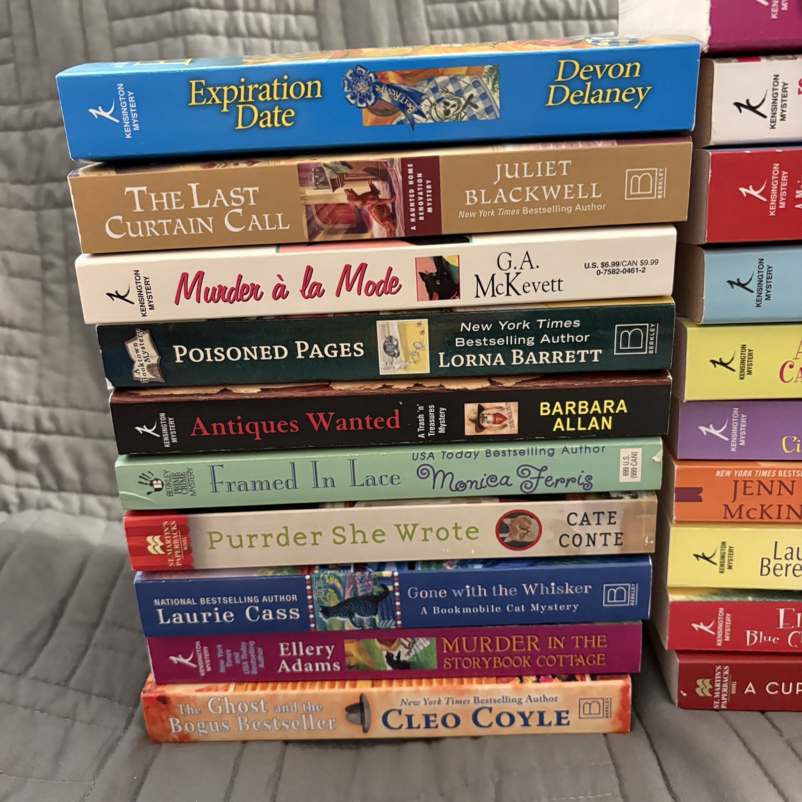 Cozy Mysteries Paperback lot of 20 Books – Mixed Authors