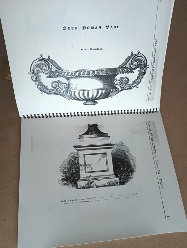 J W Fiske (1865) Ornamental Iron Vases Fountains Statues Catalog * Garden Pieces