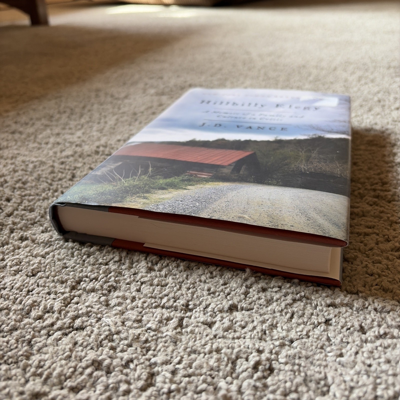 JD Vance Hillbilly Elegy Signed Edition Vice President Book No COA Read Descr.