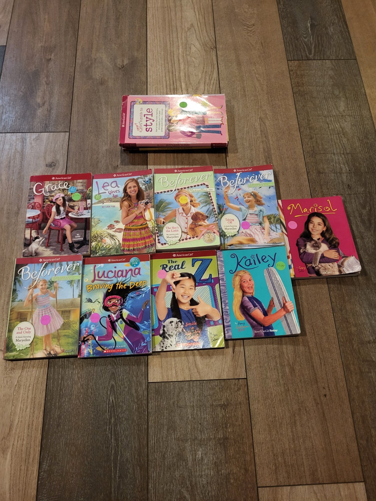 Lot Of 37 Various American Girl Books Beforever Kristen Molly Saige And More