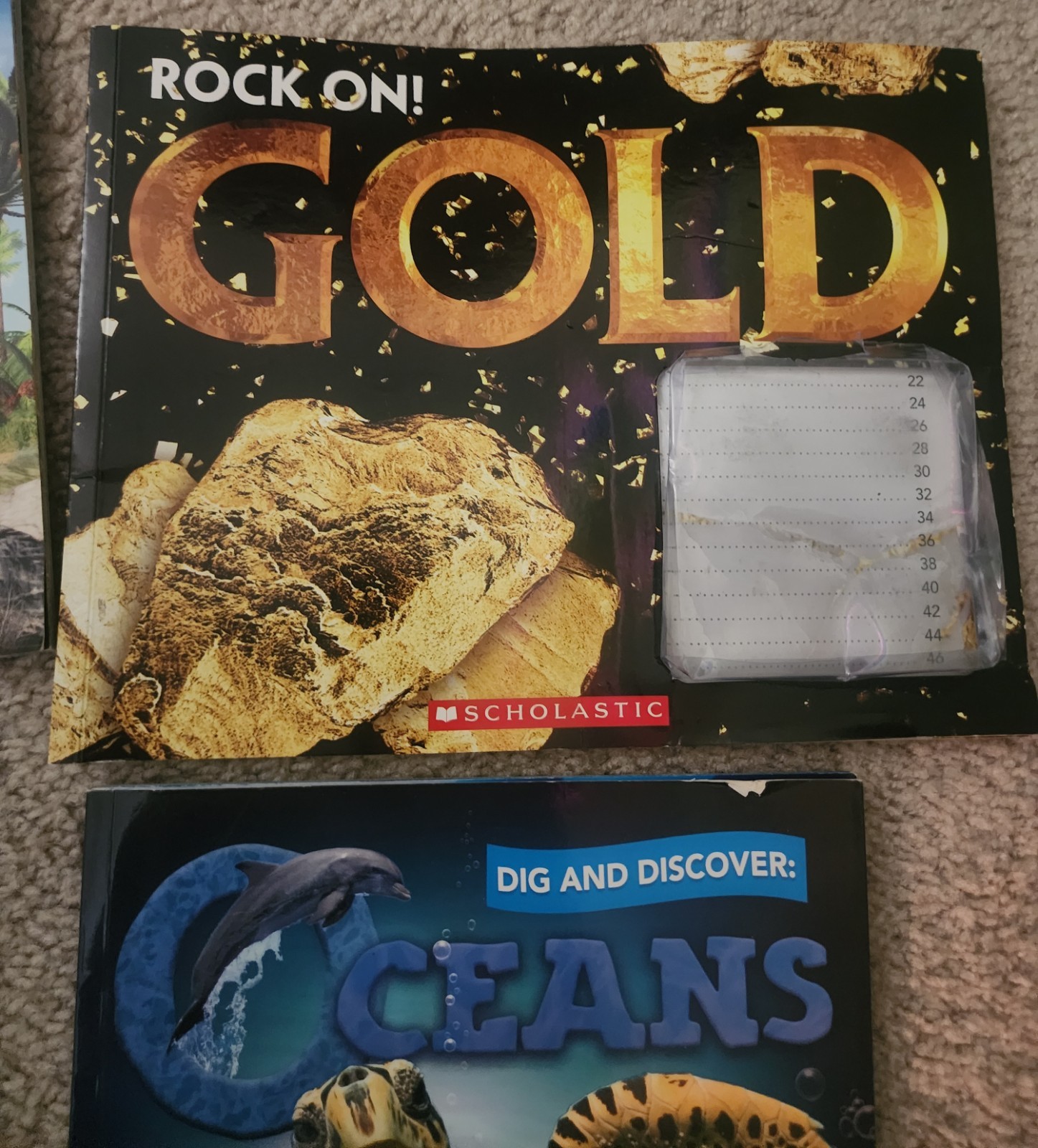 Dinosaur, King Cobra, Ocean And Gold 4 Books With No Toy Explore Educational