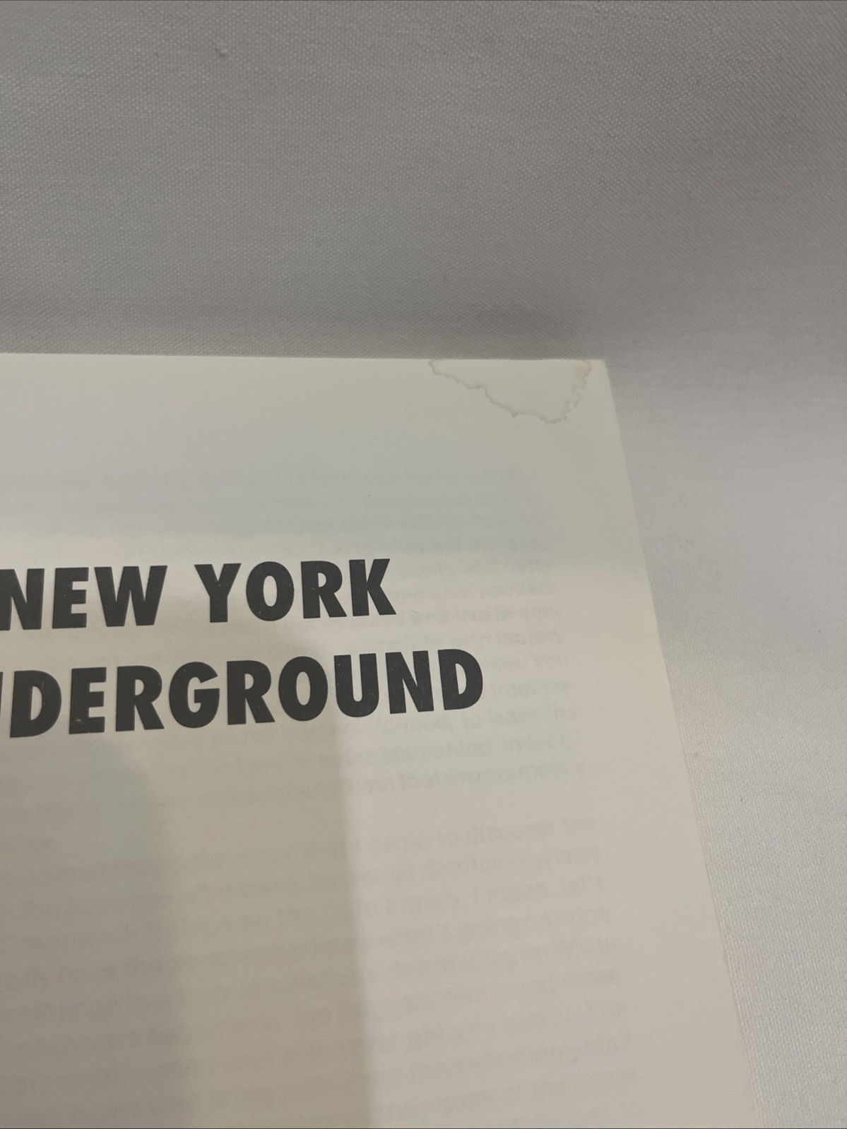 New York Trilogy by Paul Hallasy 1990 Trade Paperback First Edition 1st Printing