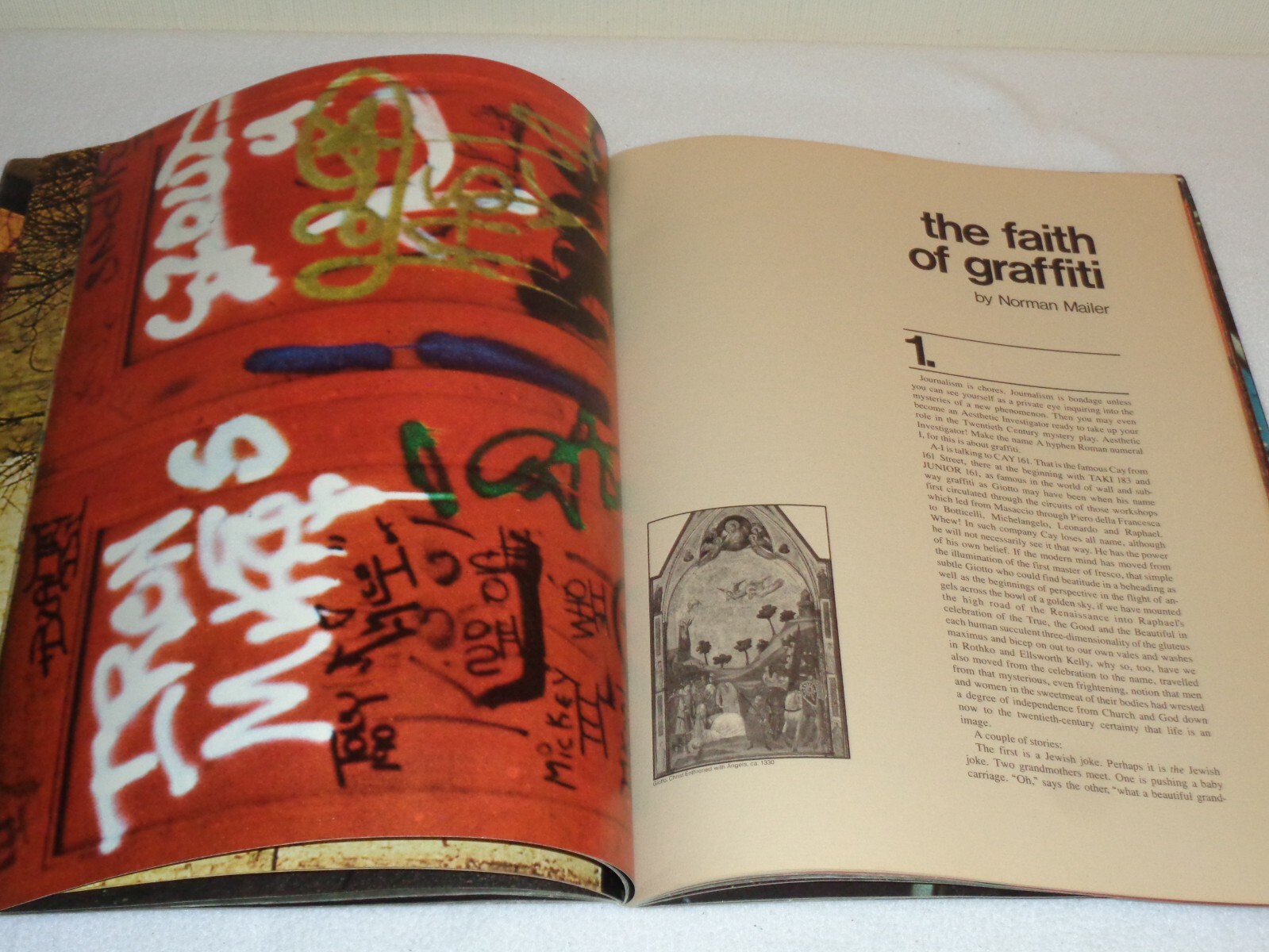The Faith of Graffiti 1974 Norman Mailer 1st Ed. 1st Printing Uniquely Tagged
